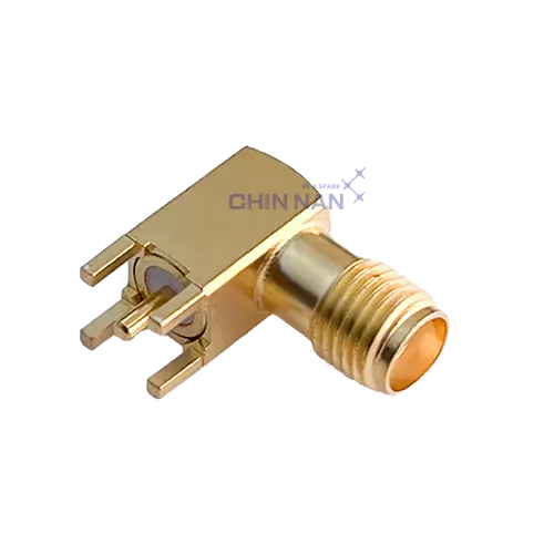 SMA Right Angle PCB Mount Jack Receptacle